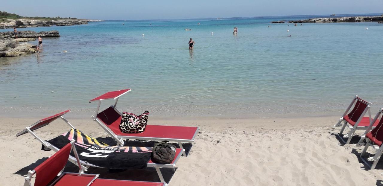 Bilocale Punta Rosa - Fronte Spiaggia โอตรันโต ภายนอก รูปภาพ