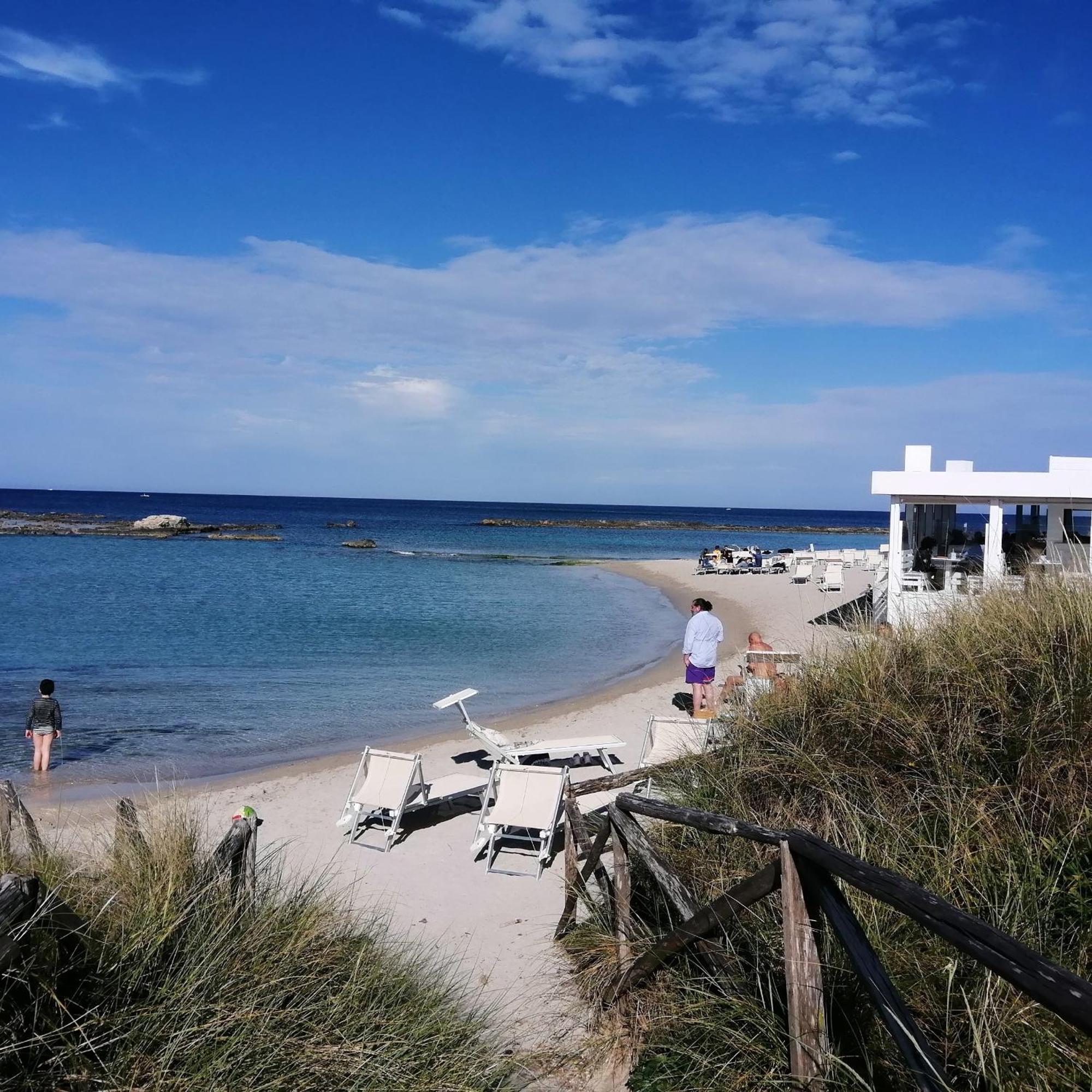 Bilocale Punta Rosa - Fronte Spiaggia โอตรันโต ภายนอก รูปภาพ