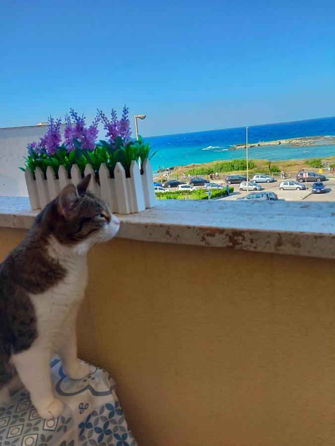 Bilocale Punta Rosa - Fronte Spiaggia โอตรันโต ภายนอก รูปภาพ